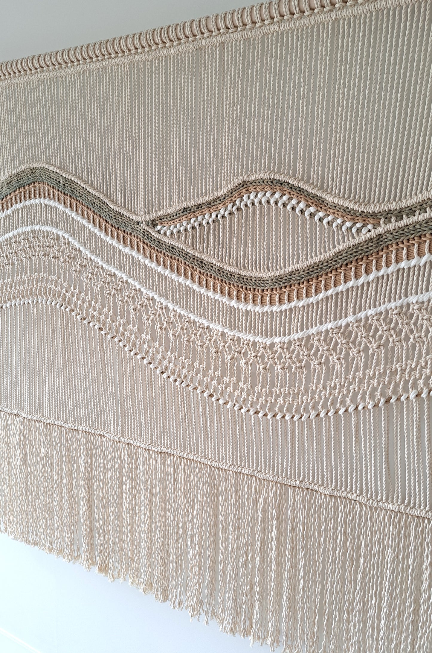 Earth Tones Large Handmade Textile Wall Hanging