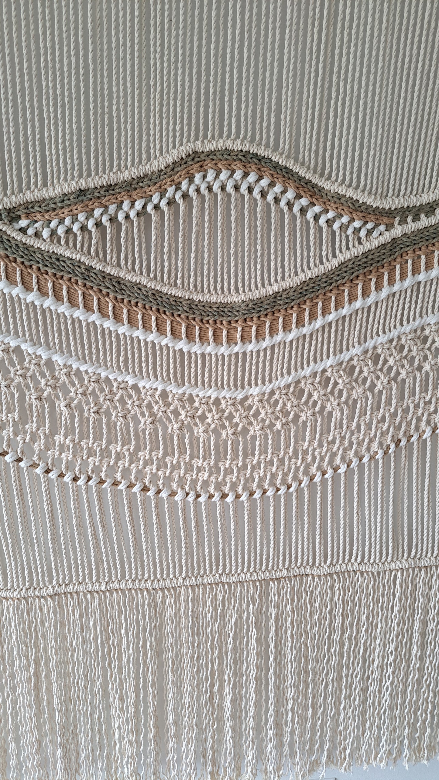 Earth Tones Large Handmade Textile Wall Hanging