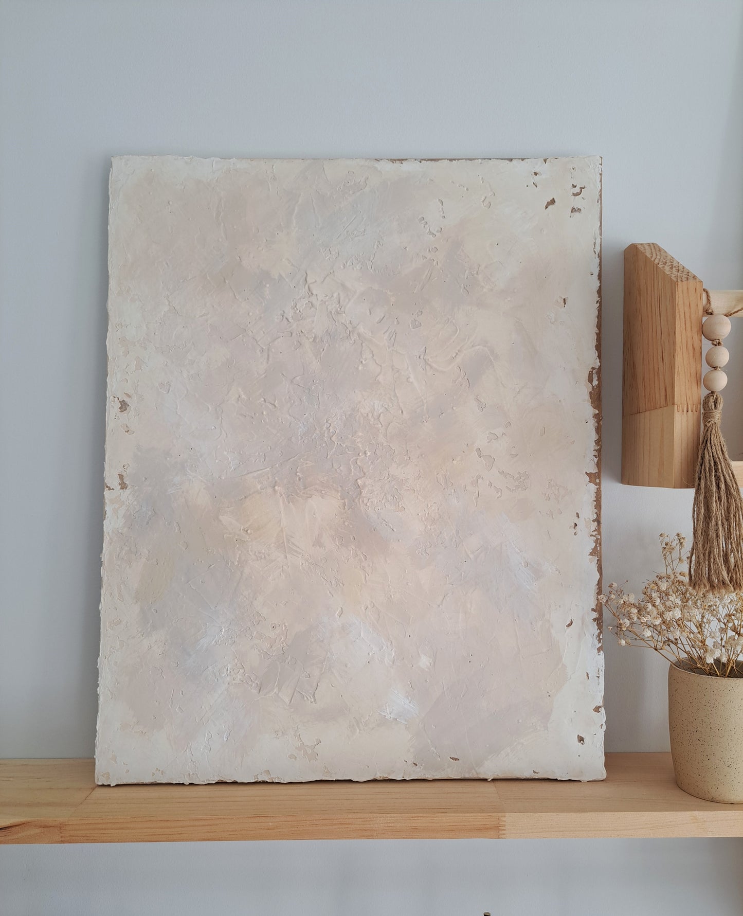 Textured Pastel Canvas Art