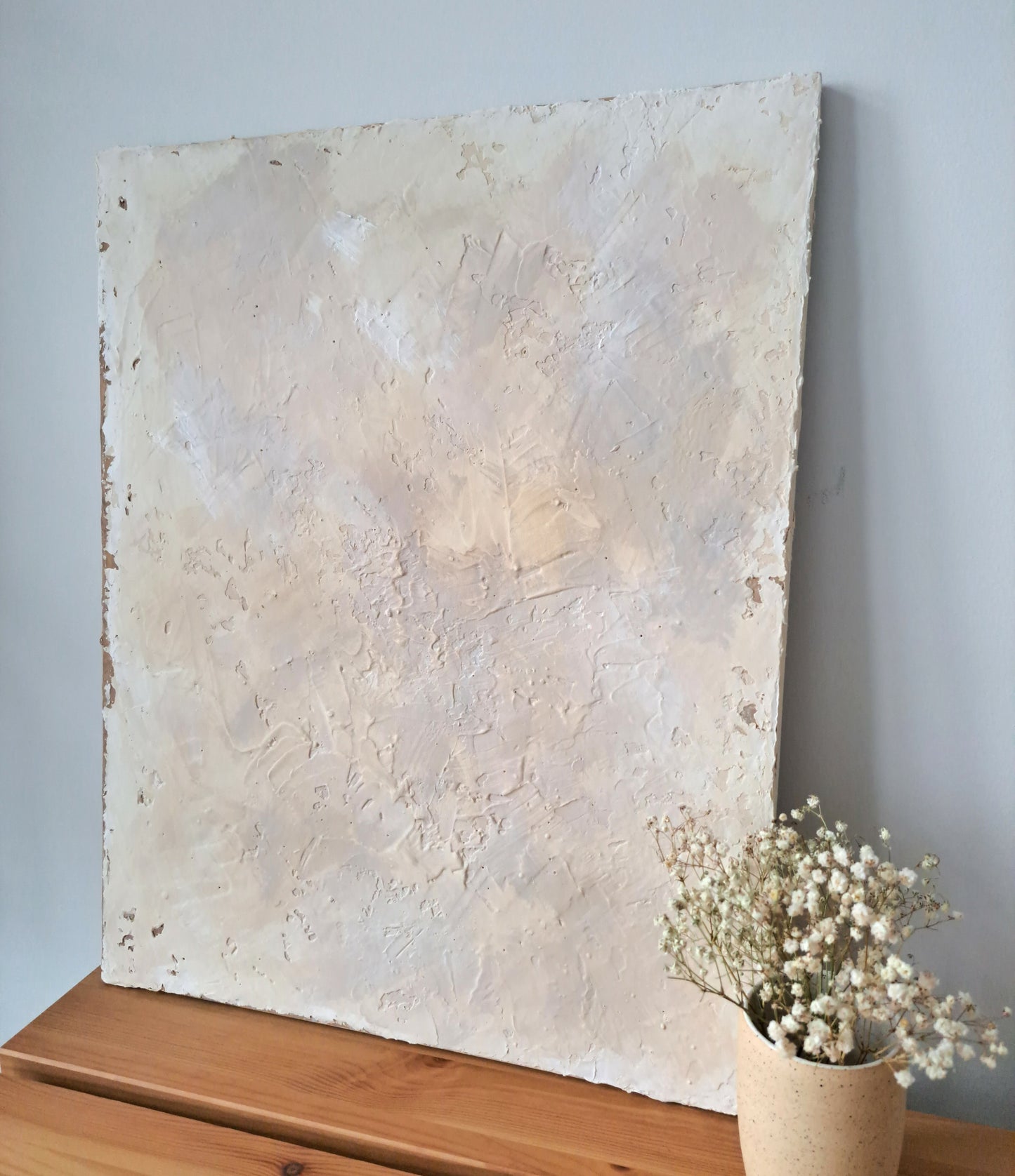 Textured Pastel Canvas Art
