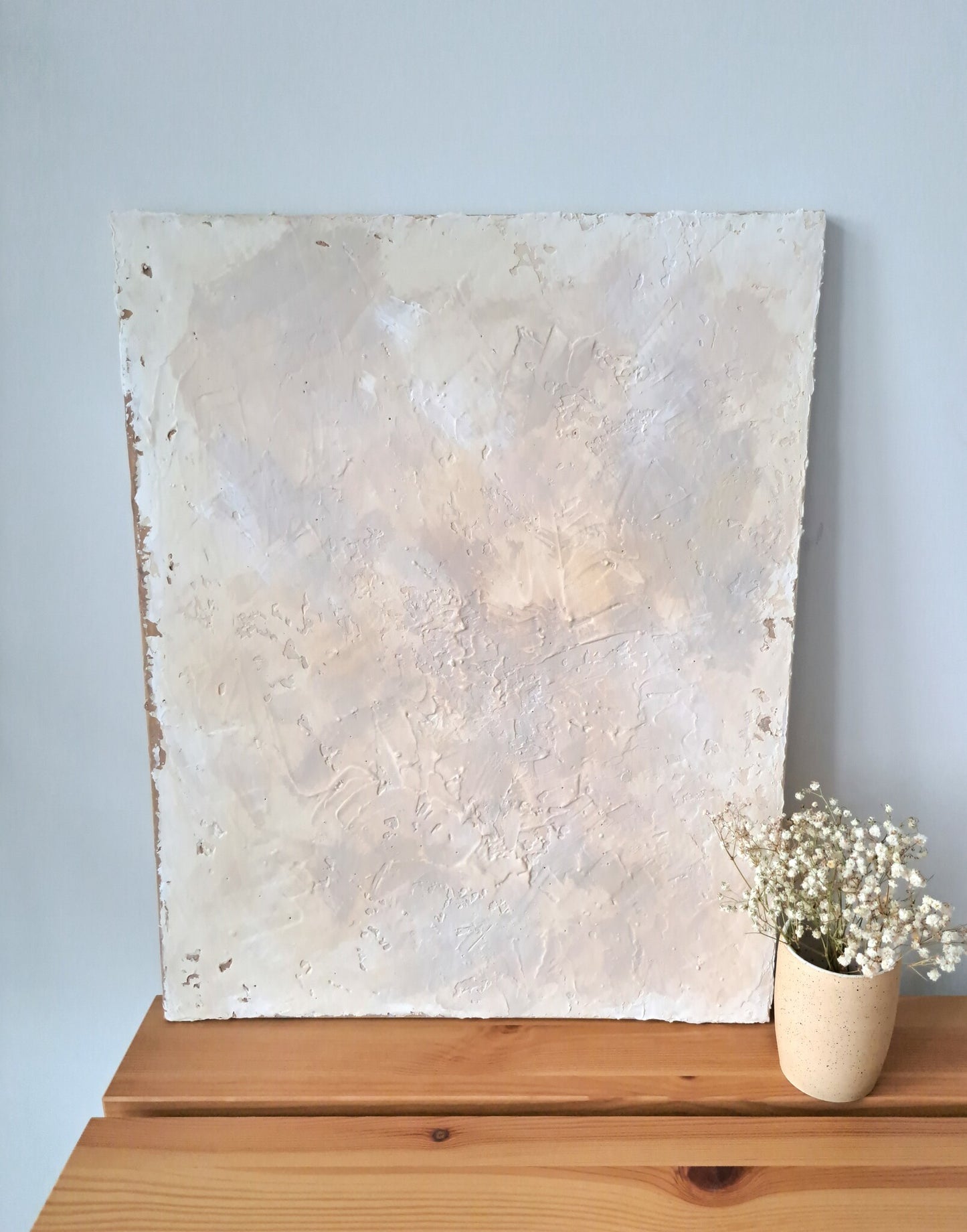 Textured Pastel Canvas Art