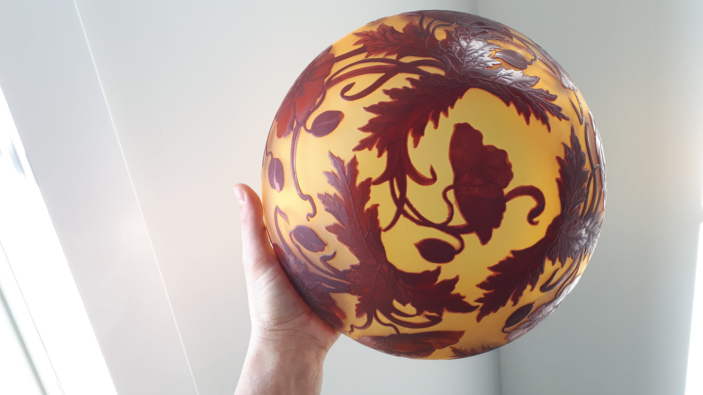 Vintage Galle Reproduction Fruit Bowl