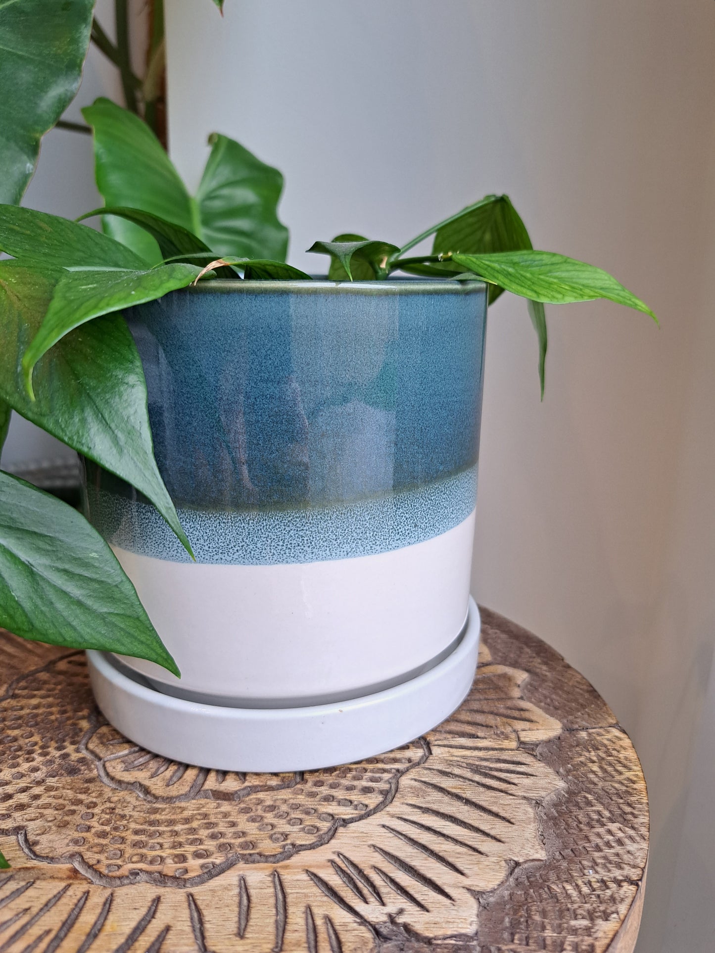 Deep Blue 4.75" Ceramic Plant Pot