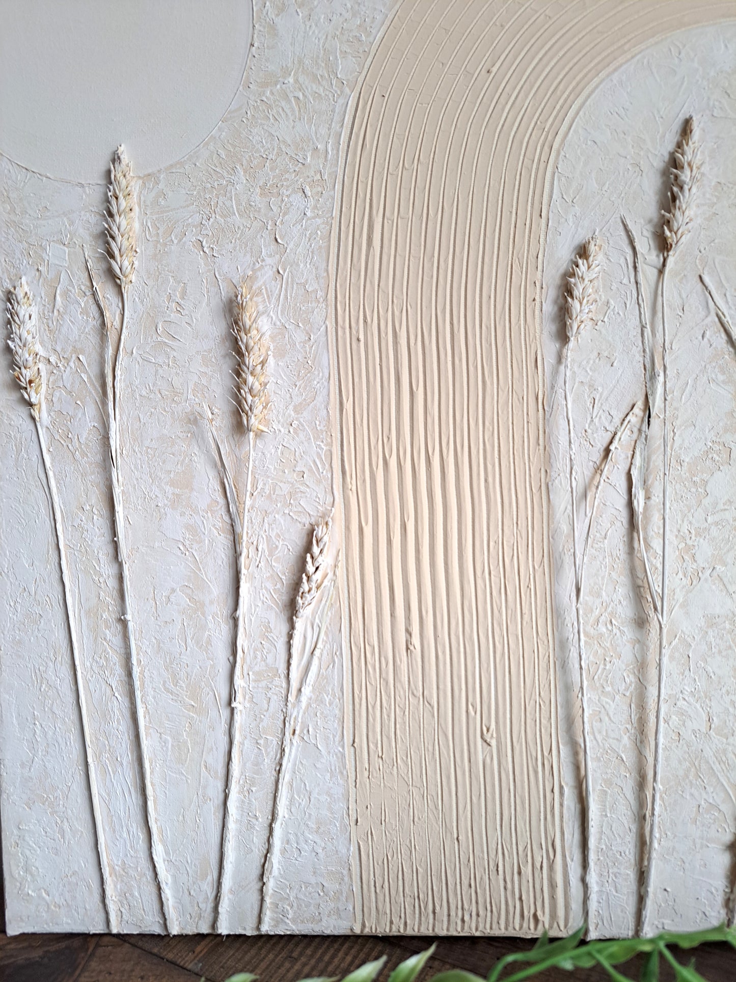 Wheat Textured Canvas Art