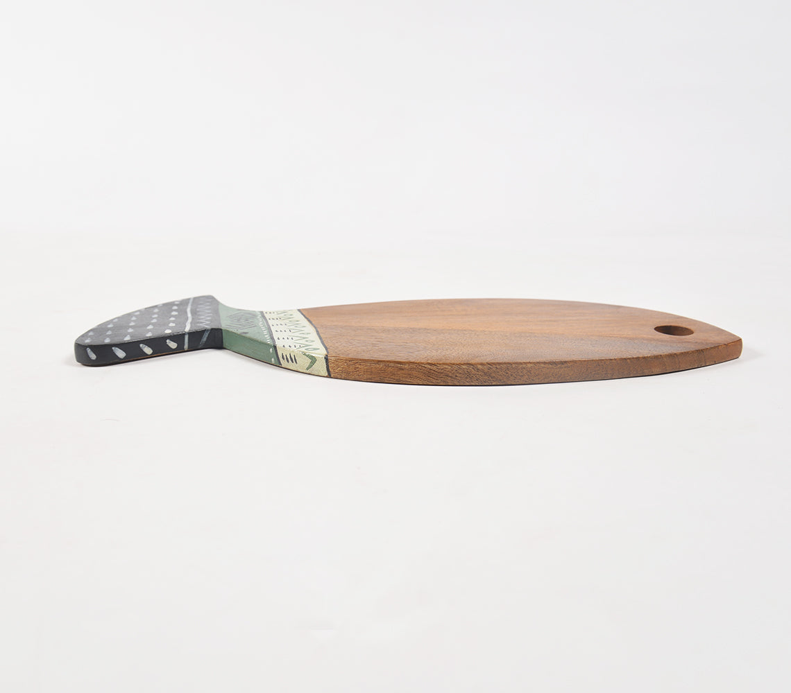 Weathered Landing's Mango Wood Fish Chopping Board. Shipping to Canada and US.