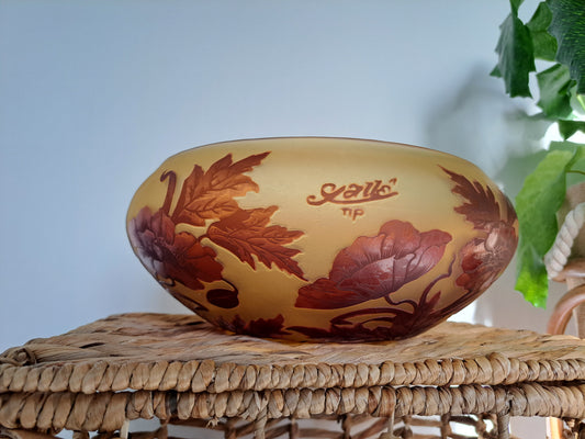 Vintage Galle Reproduction Fruit Bowl