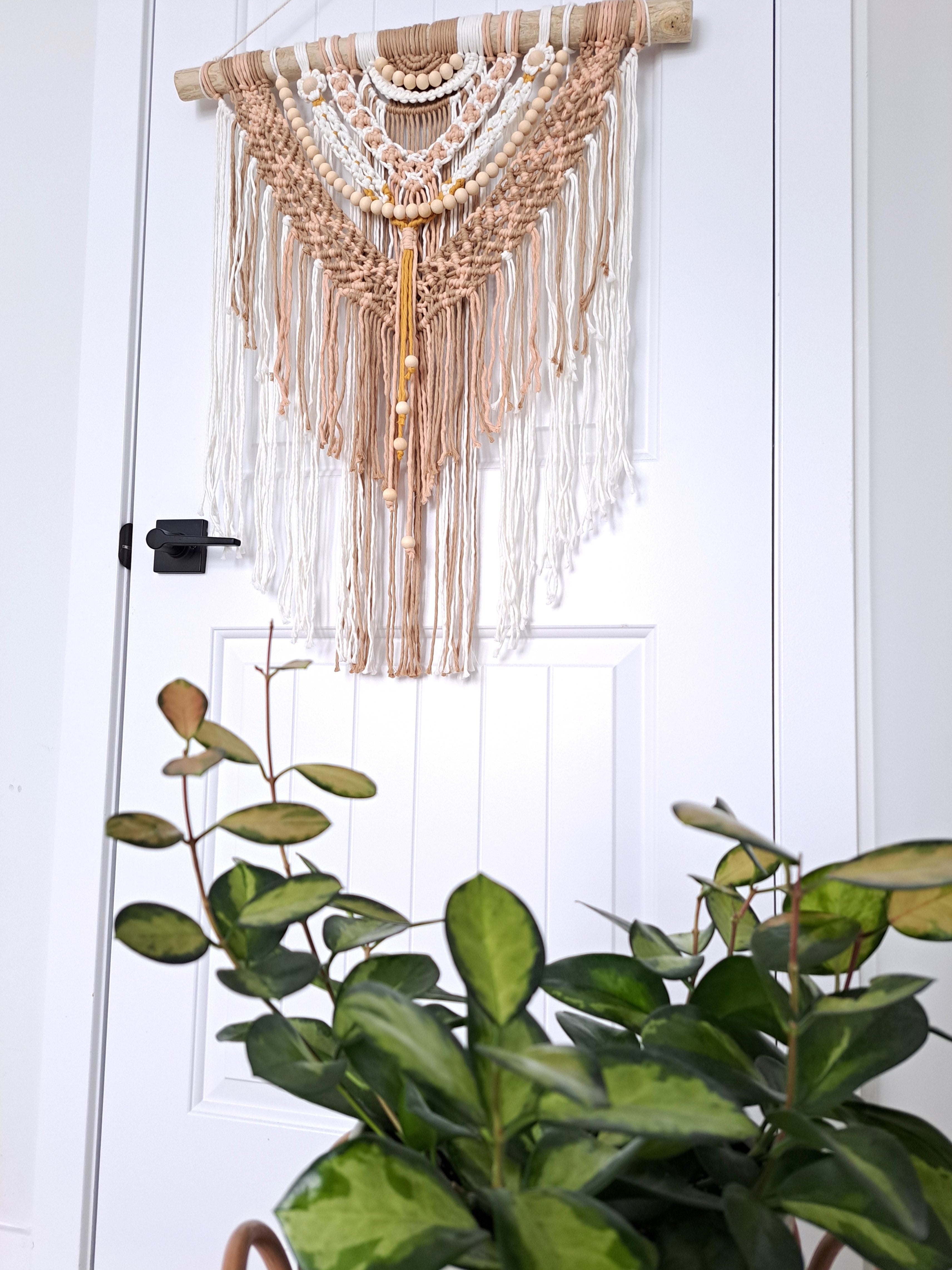 Boho macrame wall discount hanging