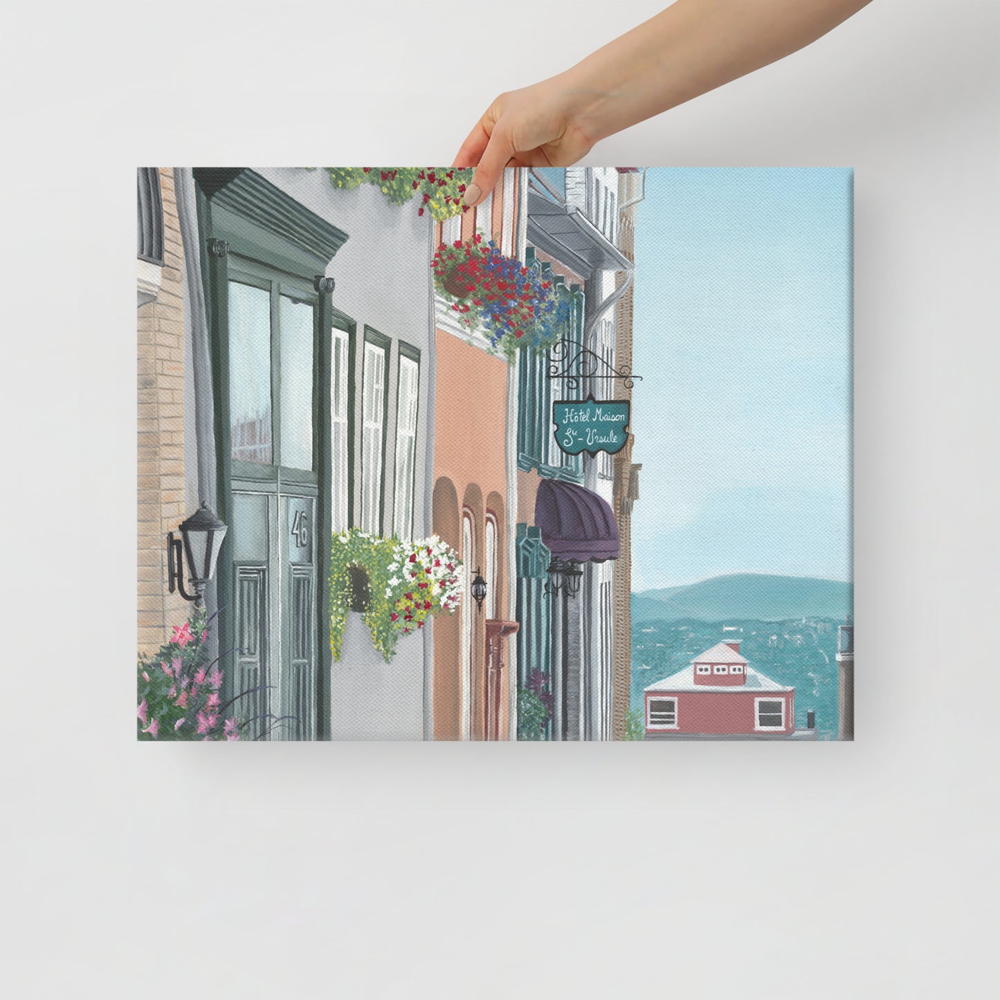 Rue Sainte-Ursule Canvas Print