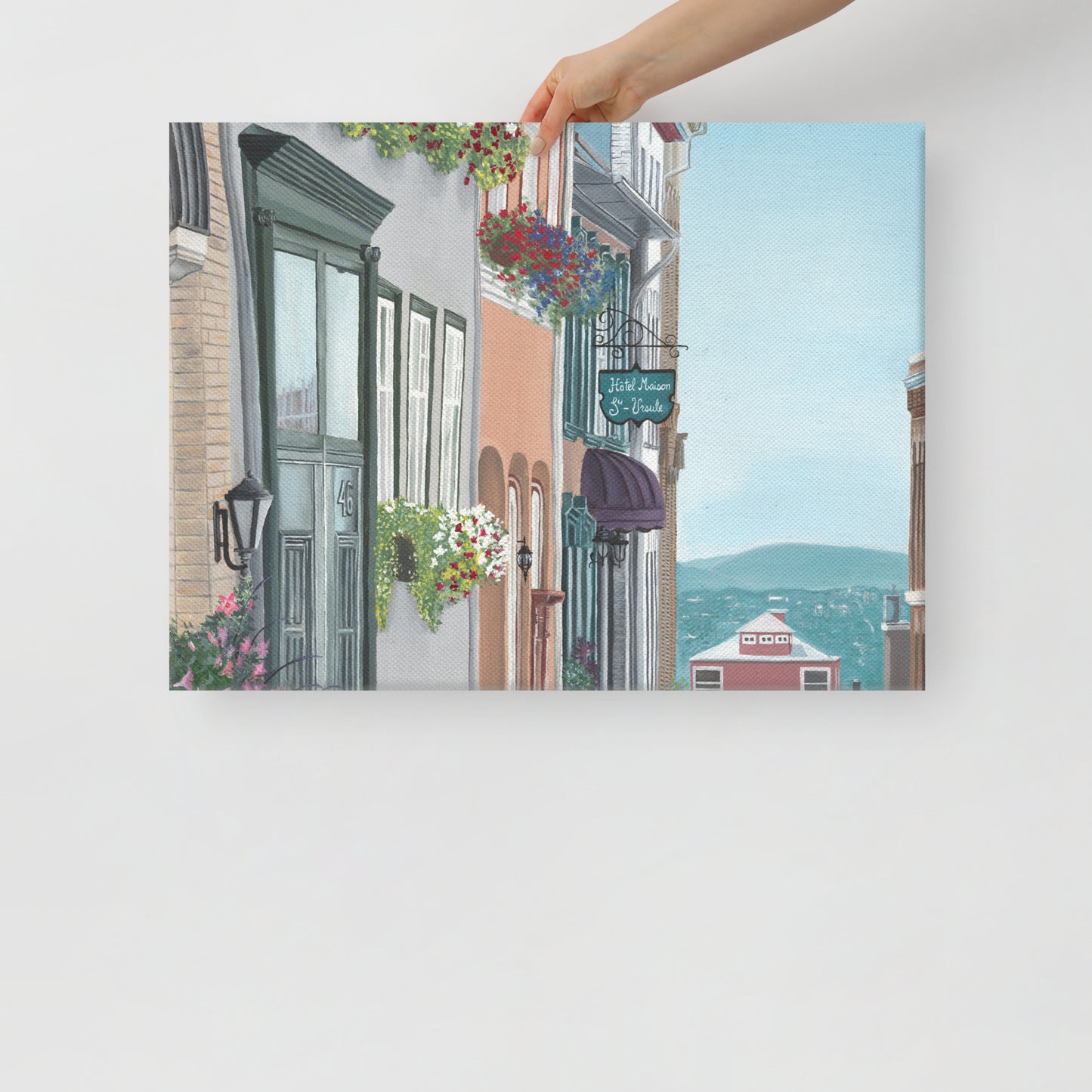 Rue Sainte-Ursule Canvas Print